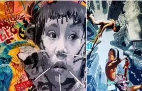 Obras del artista Juan Carlos Cepeda.