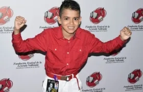 Julio Andrés Gil, ganador en la categoría de Piqueria Infantil.