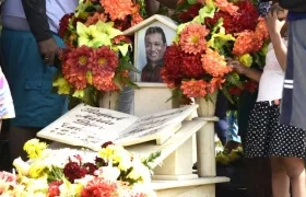 La tumba de Diomedes Díaz, la más visitada durante los días del Festival.