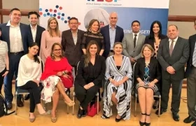 Delegación de Barranquilla en Houston.