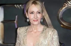 La escritora británica J.K.Rowling.