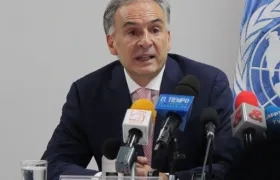 Jean Arnault, jefe de la Misión de la ONU en Colombia.