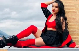 La cantante y presentadora Salomé Camargo.