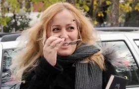 La periodista montenegrina Olivera Lakic.