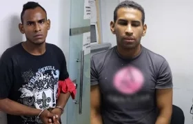 Los hermanos Muñoz García, tras ser capturados por el homicidio del expolicía.