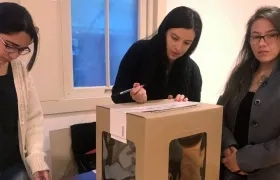 Así comenzaron las elecciones en Uruguay, para los colombianos residentes en ese país.