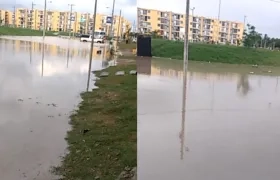 Así quedaron los acceso al conjunto residencial.