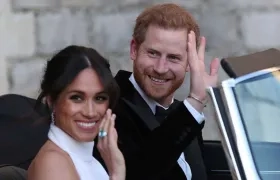 Meghan Markle y el príncipe Enrique.