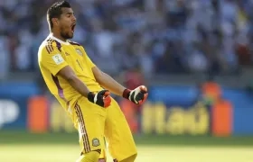 Sergio Romero, arquero de la Selección Argentina. 