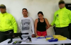 Geovanny Flórez Camargo, alias 'Tres pelos', y la mujer que lo acompañaba fueron capturados.