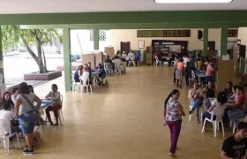 Puesto de votación del colegio Don Bosco, en la calle 17 con carrera 30.