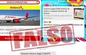 Así desmiente Avianca la promoción de los 5.000 pasajes a todo destino mundial.