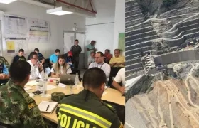  Las autoridades colombianas evacuaron ayer por seguridad.