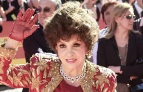 La diva italiana Gina Lollobrigida.