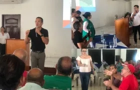 Reunión del Distrito con los vendedores.