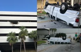 Accidente en el aeropuerto internacional de Miami.