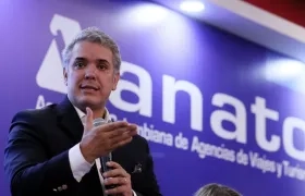 El candidato uribista Iván Duque