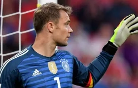 Manuel Neuer, arquero de la Selección Alemania. 