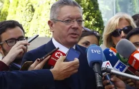 Alberto Ruiz-Gallardón, exministro de Justicia español y expresidente regional de Madrid.