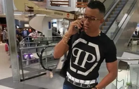 Farid Díaz antes de viajar a Italia con la Selección Colombia. 