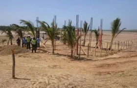 En este lugar de Punta Astilleros fueron sorprendidos los tres hombres capturados.