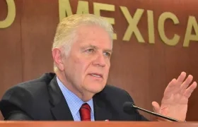 El vicepresidente de la Organización Deportiva Centroamericana y del Caribe, Carlos Padilla.
