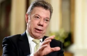 Juan Manuel Santos, presidente.