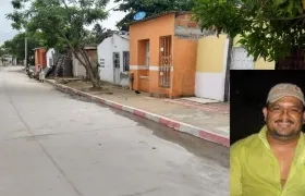 En este sector fue asesinado el taxista Carlos de Jesús Barletta De Ávila, quien aparece en el recuadro.