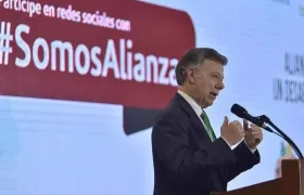 El Presidente Juan Manuel Santos