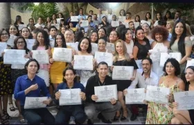 Los graduados en Artes Escénicas.