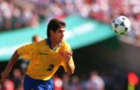 Andrés Escobar, jugador de la Selección Colombia. 