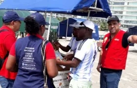 El Distrito socializó los precios con los vendedores, turistas y cartageneros.