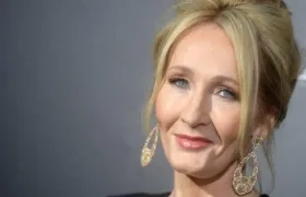 La escritora británica J.K. Rowling.