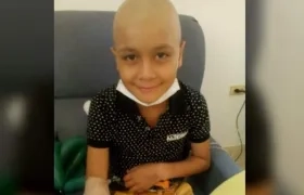 Él es el pequeño Juan Camilo Espinoza. La foto se publica con autorización de sus padres.