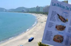 Imagen referencial con la carta del restaurante