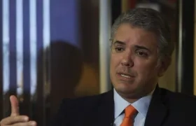 Iván Duque en reportaje con EFE.