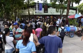 Decenas de personas asistieron a la convocatoria de Tecnicor. 