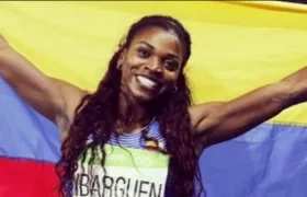 Medallista olímpica colombiana Caterine Ibargüen.