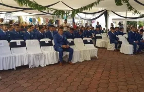 Momento de la graduación.