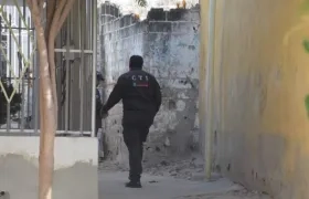 El CTI de la Fiscalía analizó el sitio donde se presentó la balacera.