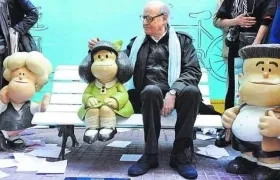 El dibujante argentino Joaquín Salvador Lavado.