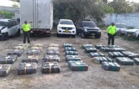 Marihuana incautada.