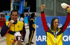 Omar Pinzón e Isabella Arcila.