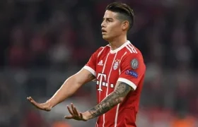 James Rodríguez, jugador colombiano.