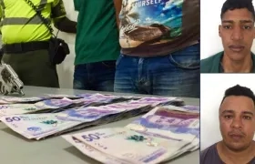 Los capturados Darwin José Bovea Bovea, de 34 años; y Yeider Humberto Gutiérrez Nieto, de 21 años.