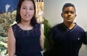 Kelly Del Carmen Beltrán Preciado, y su excompañero sentimental, German David Santos Orjuela.