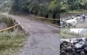 Aspecto de la vía El Playón.