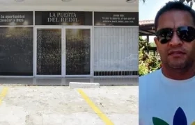 Adolfo Bernal y el lugar de los hechos.