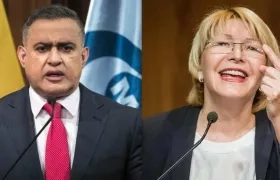 Tarek Saab, fiscal de Venezuela, y Luisa Ortega, exfiscal.