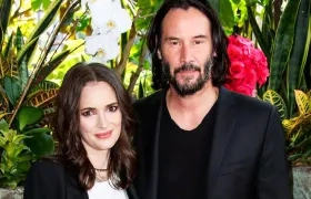 Los actores Winona Ryder y Keanu Reeves.